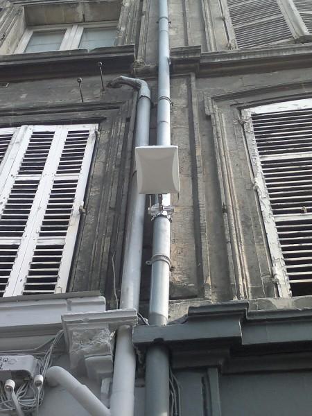 Installation de borne Wifi pour des commerces à Reims en qualité de sous traitant